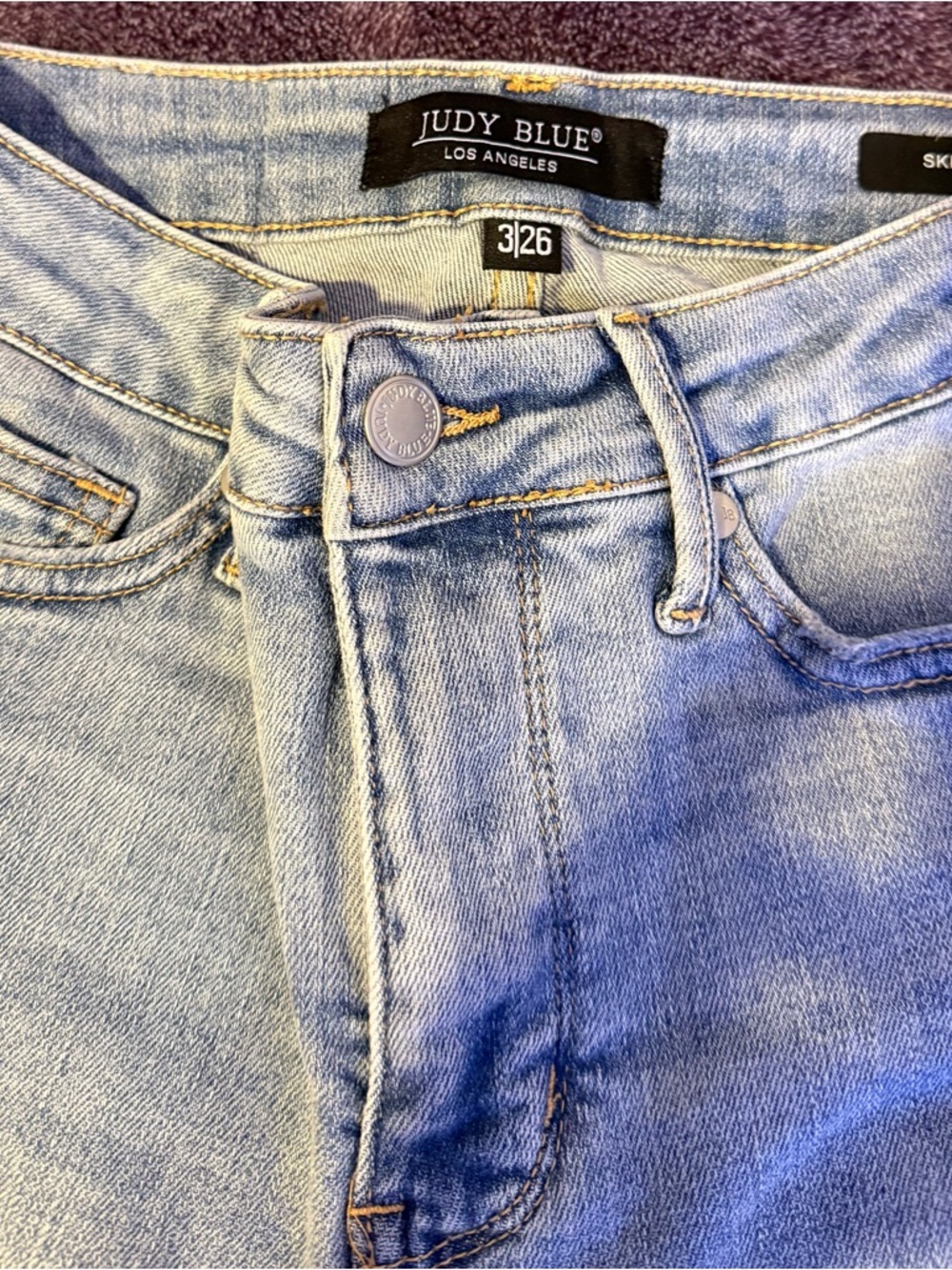 Judy Blue Light Blue High Rise Skinny Jeans